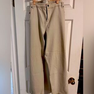 CJ Banks khaki pants 24W